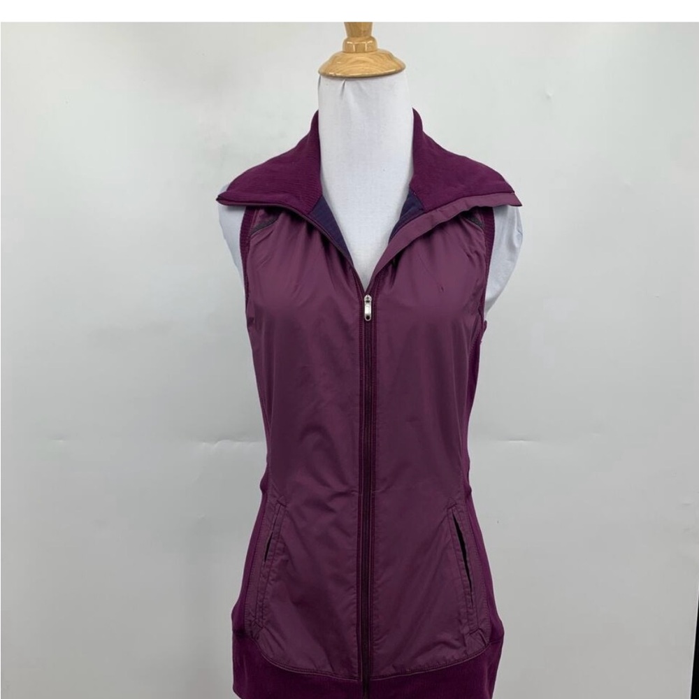 lululemon athletica Plum Purple Sleeveless Zip Vest - Picture 2 of 11